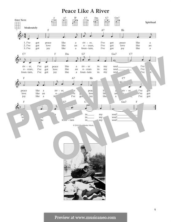 I've Got Peace Like a River: Для укулеле by folklore