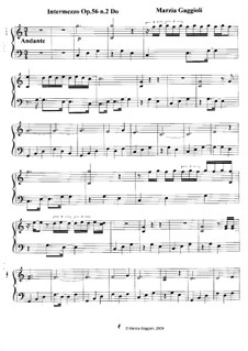 Intermezzos, Op.56: Intermezzo No.2 in Do Maggiore by Marzia Gaggioli