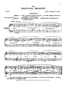 L'organiste pratique (The Practical Organist): Тетрадь I. Все пьесы, Op.39 by Александр Гильман