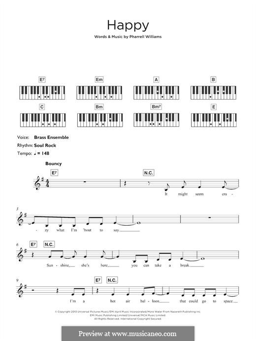 Instrumental version: Для клавишного инструмента by Pharrell Williams
