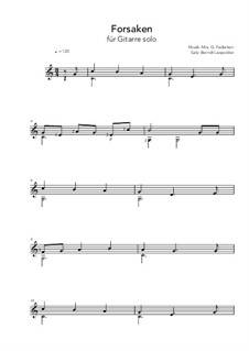 Forsaken: For guitar by Томас Кошат