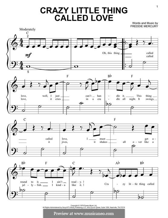 Piano version: Для одного исполнителя by Freddie Mercury