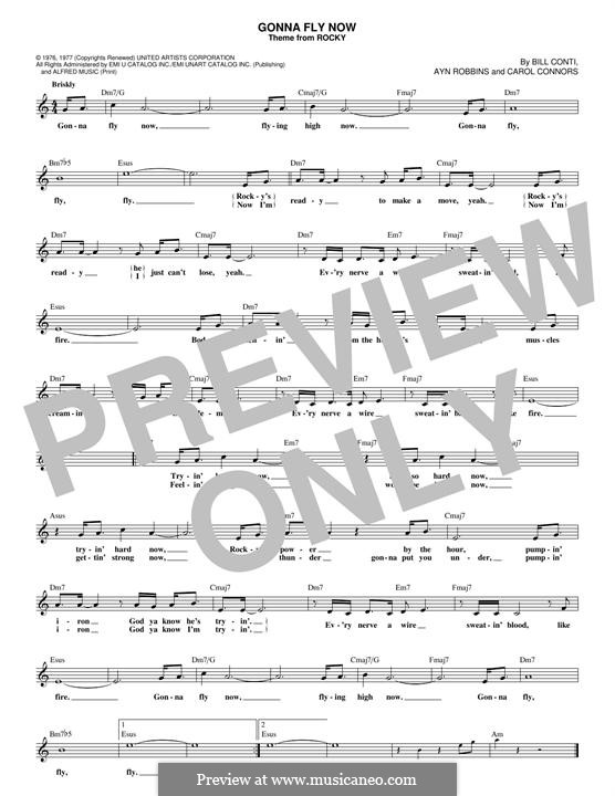 Gonna Fly Now: Мелодия by Bill Conti, Carol Connors