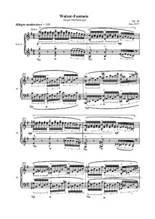 Walzer-Fantasie, Op.45: Walzer-Fantasie by Jürgen Pfaffenberger