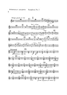 Симфония No.5, FS 97 Op.50: Партии ударных инструментов by Карл Нильсен