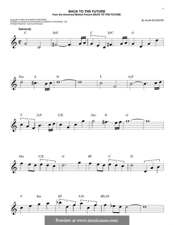 Back to the Future (Theme): Мелодия by Alan Silvestri
