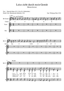 Шесть песен, Op.19a: No.5 Gruss (Männerchor) by Феликс Мендельсон-Бартольди