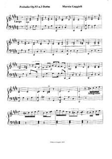 Preludios, Op.93: Preludio No.3 in Do Diesis Minore by Marzia Gaggioli