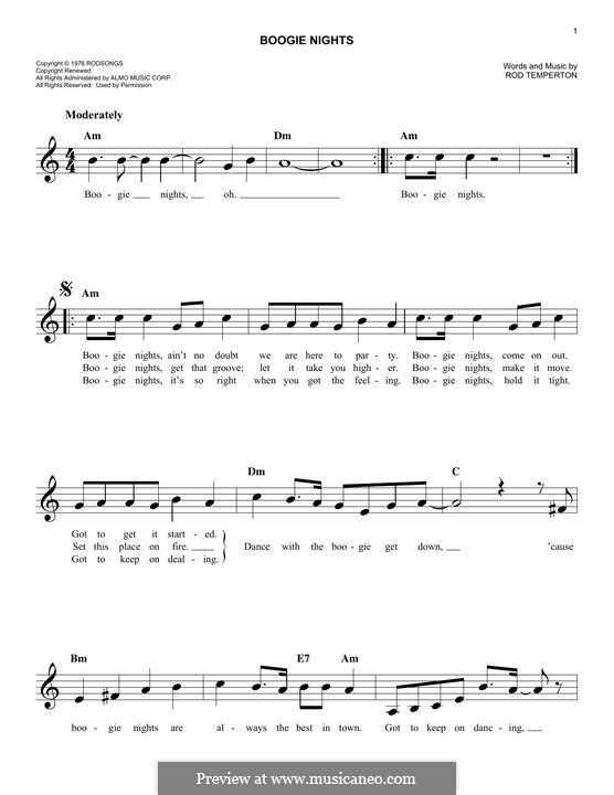 Boogie Nights: Мелодия by Rod Temperton