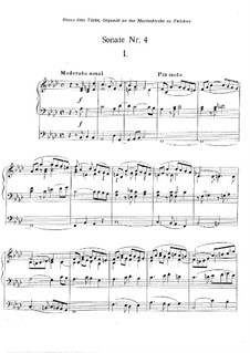 Соната для органа No.4 фа минор, Op.115: Соната для органа No.4 фа минор by Густав Адольф Меркель