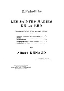 Les Saintes-Marie de la mer: No.5 Alleluia, for Organ by Эмиль Паладиль