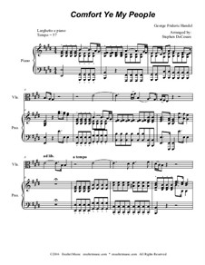 Фрагменты: Part 1, for string ensemble (with accompaniment tracks) by Георг Фридрих Гендель