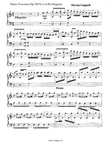 Danza Venezianas, Op.108: Danza Veneziana No.2 in Do Maggiore by Marzia Gaggioli