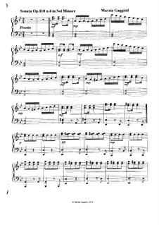 Sonatas, Op.110: Sonata No.4 in Sol Minore by Marzia Gaggioli