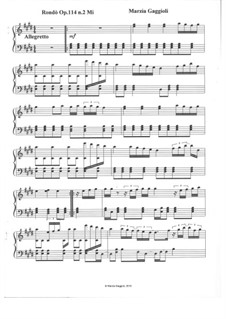 Rondòs, Op.114: Rondò No.2 in Mi Maggiore by Marzia Gaggioli