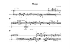 Mirage for Flute and Vibraphone: Mirage for Flute and Vibraphone by Igor Karaca