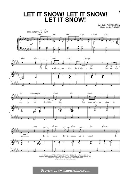 Vocal version: Для голоса и фортепиано by Jule Styne