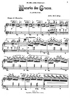 Mazurka des Graces: Для фортепиано by Джулия Риве-Кинг