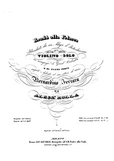 Rondo alla Polacca for Violin and Orchestra (or Piano), BI 481: Rondo alla Polacca for Violin and Orchestra (or Piano) by Алессандро Ролла