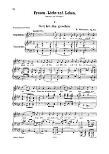 No.1 Взор его при встрече: Для низкого голоса и фортепиано by Роберт Шуман