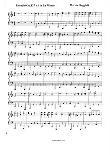 Preludios, Op.127: Preludio No.1 in La Minore by Marzia Gaggioli