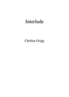 Interlude: Original violin and piano version by Chelsea Grigg