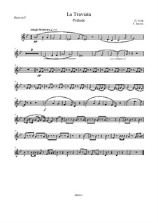 Фрагменты: Prelude, für Brass Quintett – Parts by Джузеппе Верди