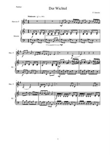 Der Wichtel für Horn und Klavier: Der Wichtel für Horn und Klavier by Florian Janezic