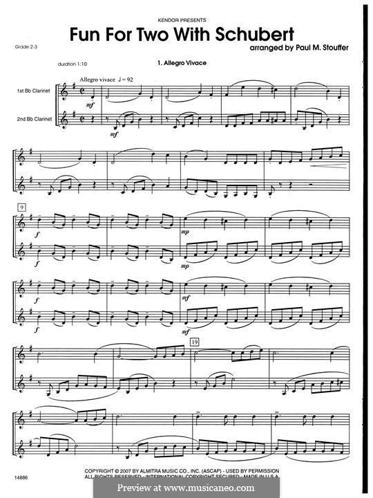 Fun for Two with Schubert: Fun for Two with Schubert by Франц Шуберт