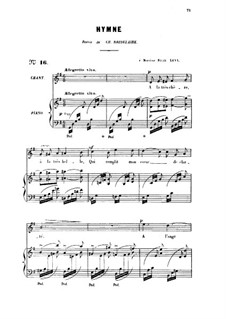 Три песни, Op.8: No.3 Ici-bas, for high voice by Габриэль Форе