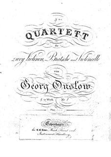Три струнных квартета No.4-6, Op.8: Весь сборник by Жорж Онсло