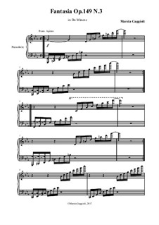 Fantasias, Op.149: Fantasia No.3 in Do Minore by Marzia Gaggioli