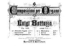 Шесть пьес для органа, Op.120: No.6 Фантазия by Луиджи Боттаццо