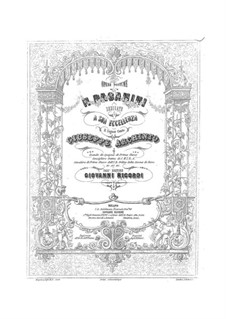 Шестьдесят вариаций на тему народной песни 'Barucaba' для скрипки, Op.14: Шестьдесят вариаций на тему народной песни 'Barucaba' для скрипки by Никколо Паганини