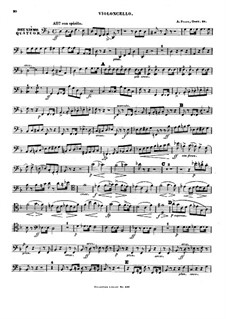 Фортепианный квартет No.2, Op.28: Партия виолончели by Александр Феска