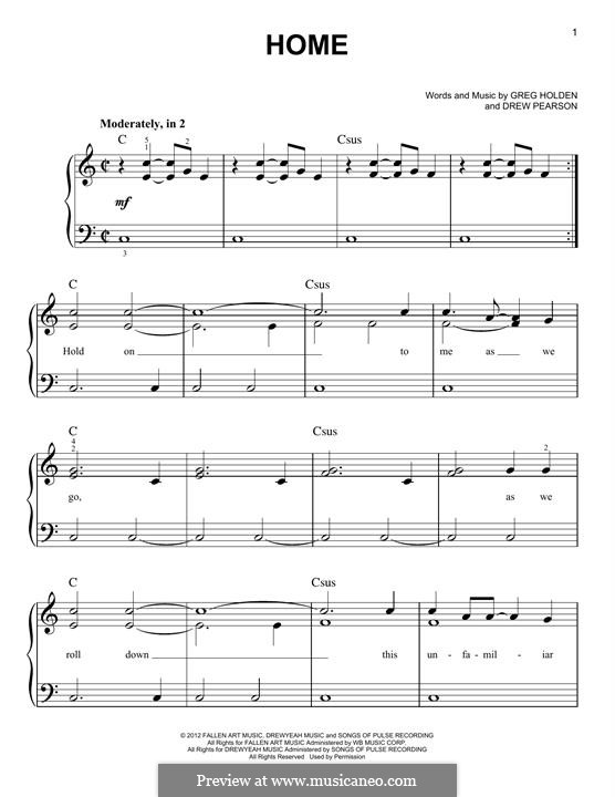 Home: Для фортепиано by Phillip Phillips