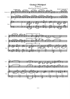 Trio for Clarinet in Bb, Violin & Pianoforte, Op.1 No.3: Trio for Clarinet in Bb, Violin & Pianoforte by Derrick Thomas Lewis
