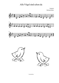 Alle Vögel sind schon da: Für Trompete by folklore