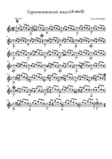 Гармонический эскиз (d-moll): Гармонический эскиз (d-moll) by Евгений Катранжи