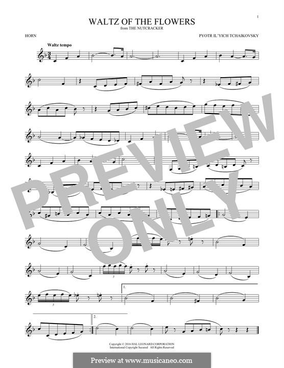 No.8 Вальс цветов: For horn by Петр Чайковский