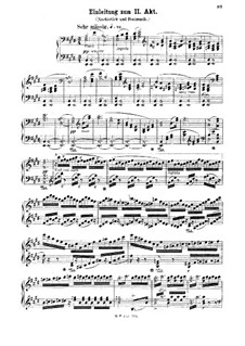Царица Савская, Op.27: Акт II. Вступление, для фортепиано by Карл Голдмарк