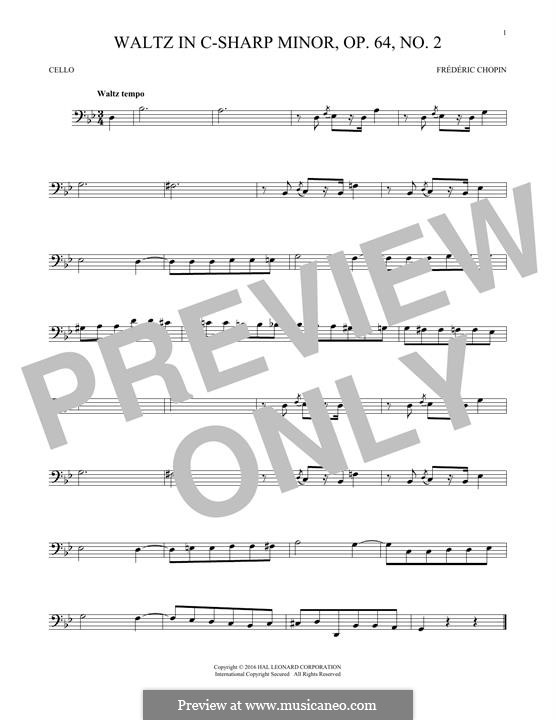 No.2 до-диез минор: Для виолончели by Фредерик Шопен