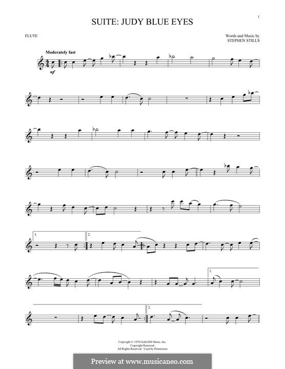 Suite: Judy Blue Eyes (Crosby, Stills & Nash): Для флейты by Stephen Stills