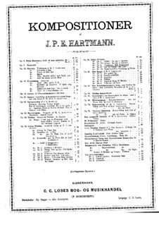 Маленькая Кирстен, Op.44: No.8 Vexelsang, for Voice and Piano by Иоганн Петер Эмилиус Хартман