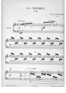 La source (The Wellspring), Op.44: La source (The Wellspring) by Альфонс Хассельманс