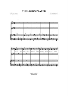 The Lord's Prayer: Клавир с вокальной партией, Op.24 by folklore