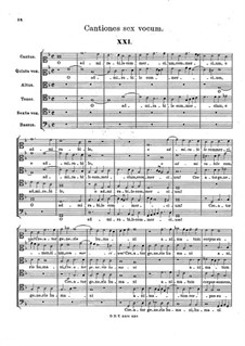 Cantiones six vocum: Cantiones six vocum by Ханс Лео Хасслер