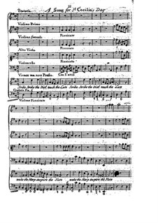 A Song for St. Cecilia's Day: A Song for St. Cecilia's Day by Уильям Хэйес