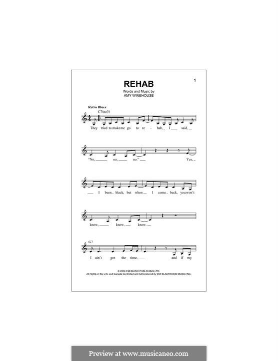 Rehab: Мелодия by Amy Winehouse