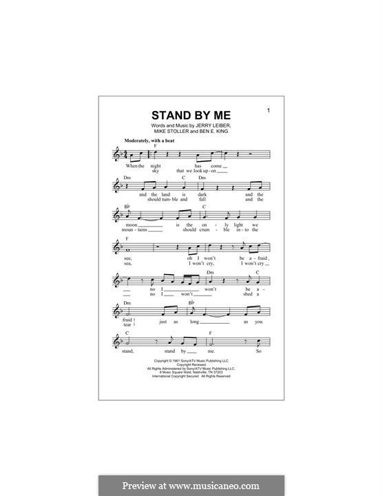 Stand By Me: Мелодия by Ben E. King, Jerry Leiber, Mike Stoller